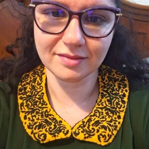 Hand Embroidered DICKY Collar